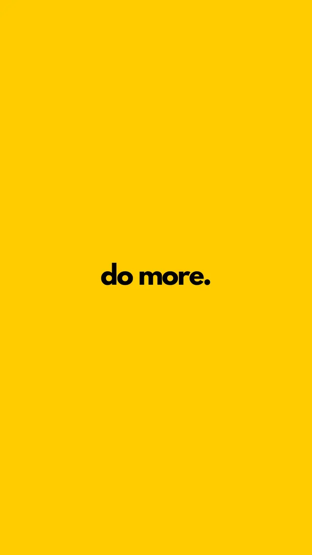 do more. minimal typographic motivational poster, minimal, geometric, light