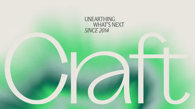 Organic gradient wordmark with positioning line, minimal, organic, light