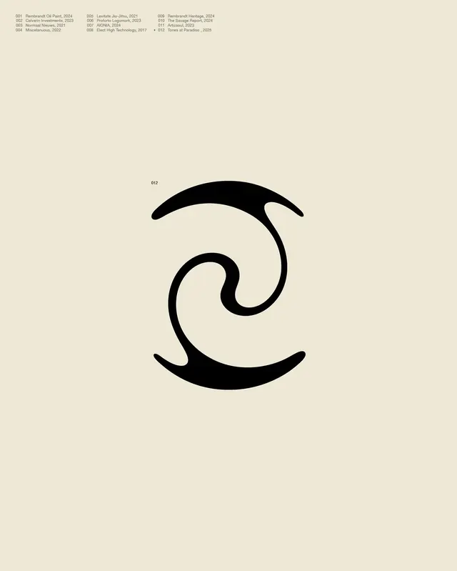 Abstract swirl mark, minimal, abstract, dark
