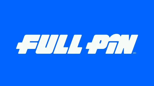 Full Pin wordmark, minimal, dark