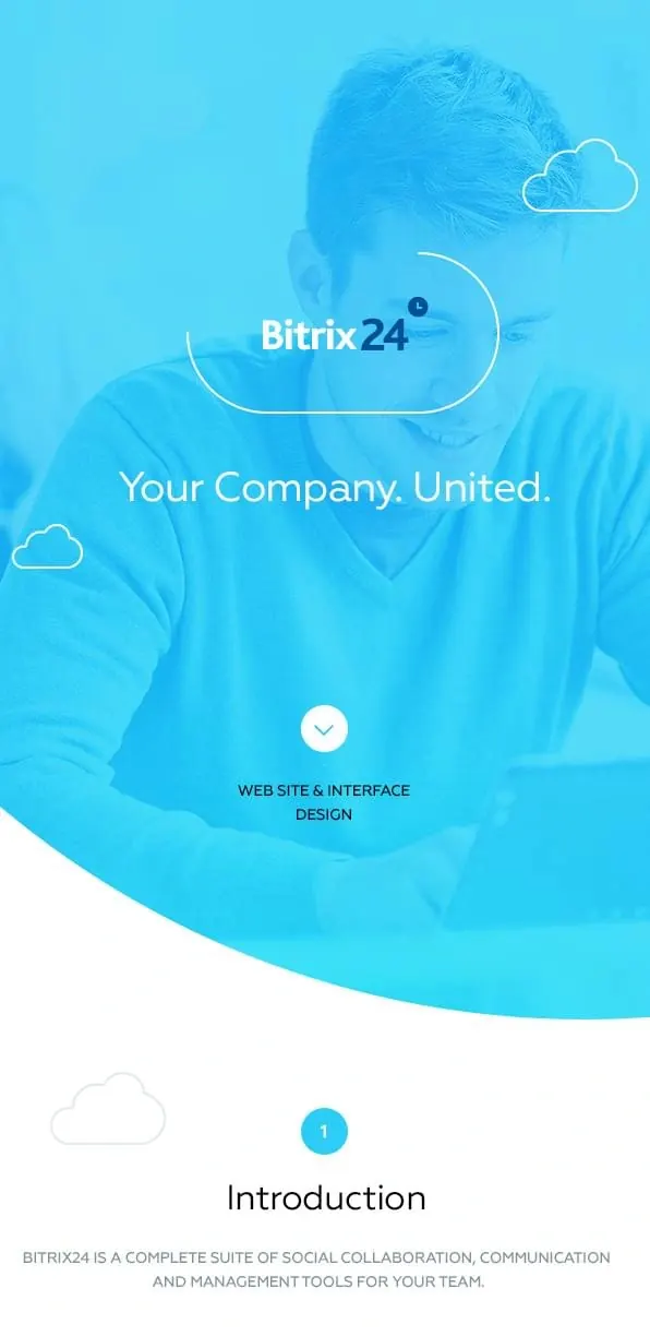 Bitrix24 Brand Identity Presentation, minimal, corporate-clean, light