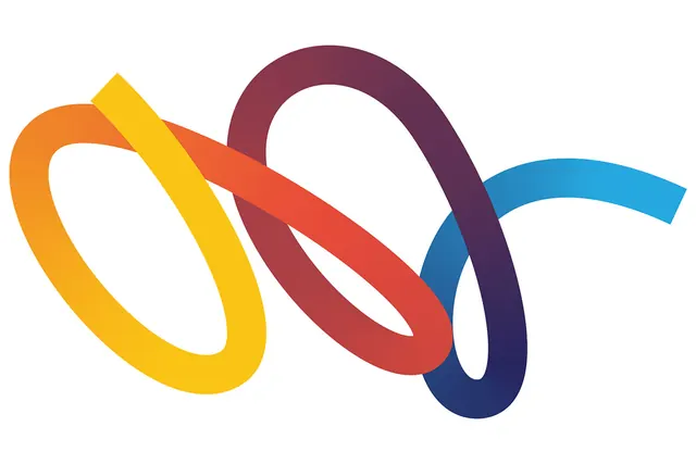 Festival Nrmal identity logo, geometric, bold, vibrant