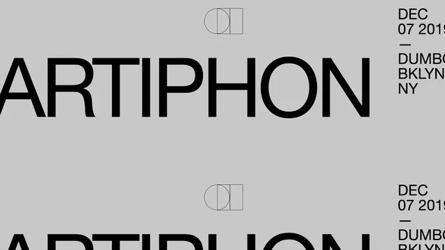 Minimal identity system with geometric logo and typography, minimal, swiss, monochrome
