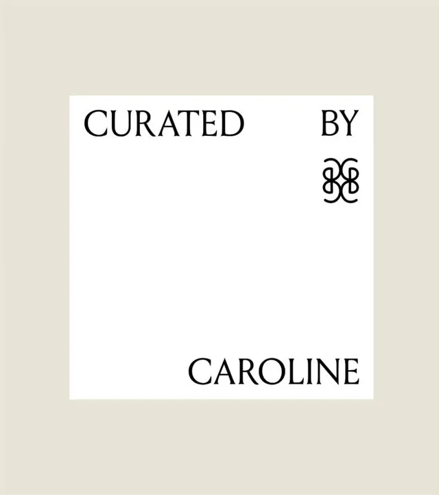Serif type system with abstract monogram, minimal, editorial, light