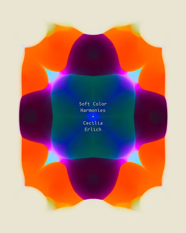 Soft Color Harmonies: Radial gradient composition, gradient-heavy, abstract, warm