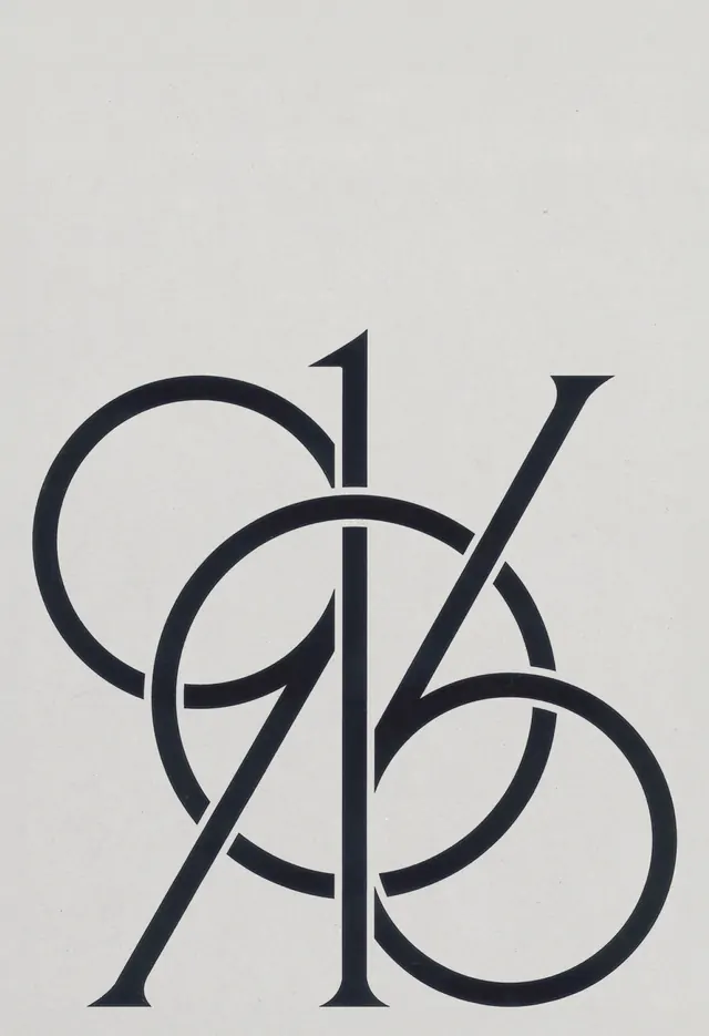 Geometric serif letterform identity, geometric, minimal, dark