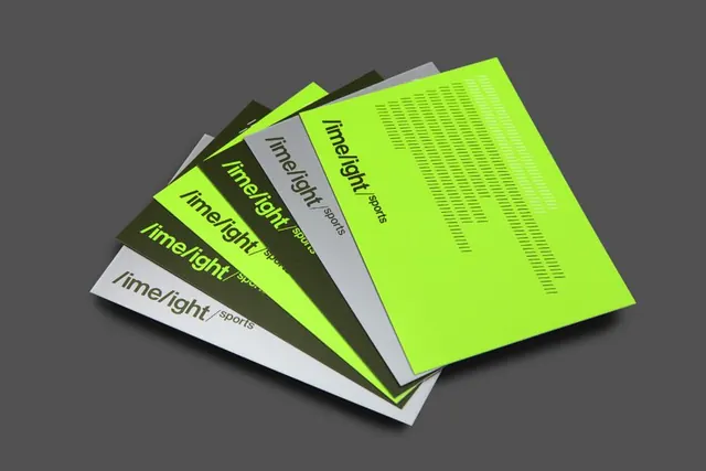 Brand Identity for Limelight Sports by Studio Blackburn - BP&O, minimal, geometric, dark