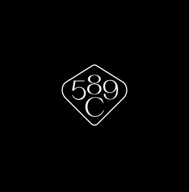 589C rotated diamond icon, minimal, geometric, dark