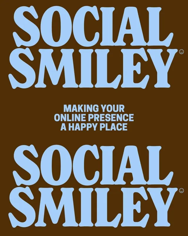 Social Smiley retro brand identity, retro, minimal, cool