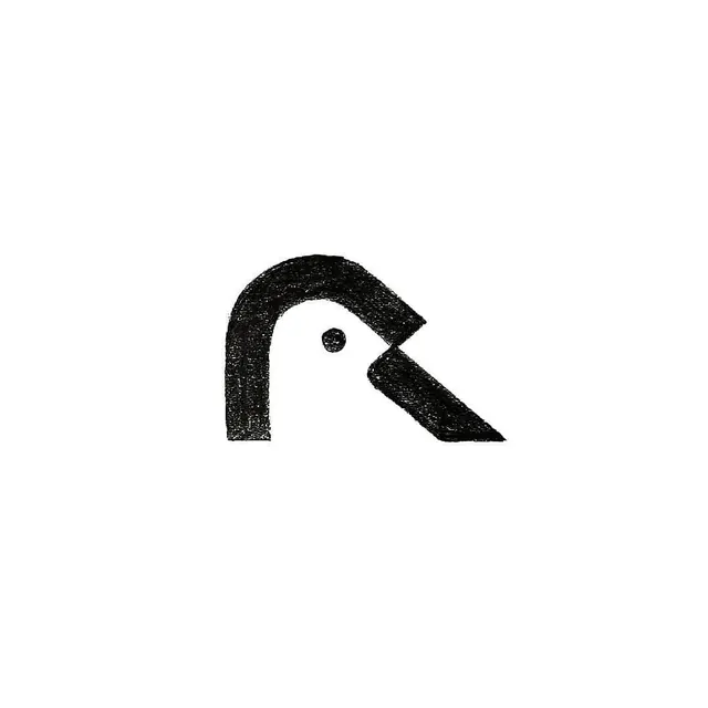 Minimal monochrome logo, minimal, monochrome, light