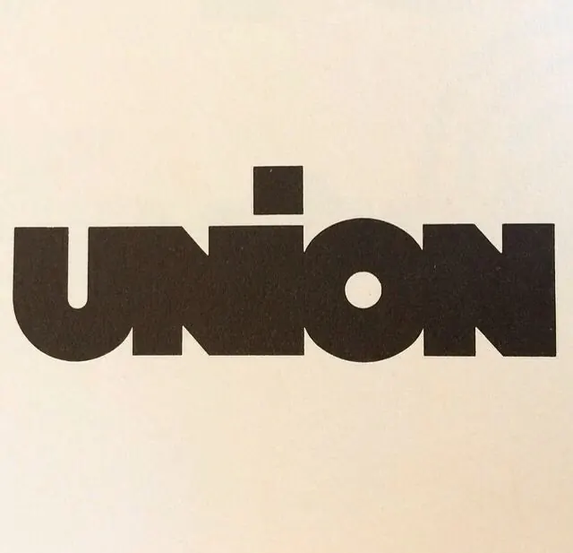 Union brutalist sans-serif logo, geometric, brutalist, light