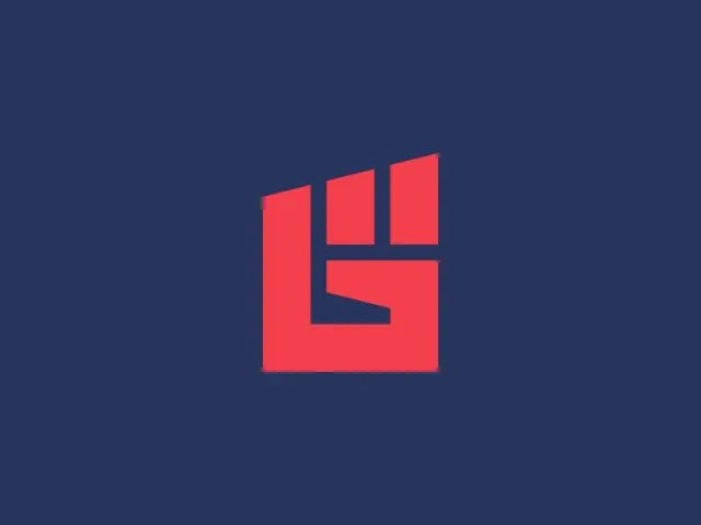 Minimal geometric logo, minimal, geometric, dark