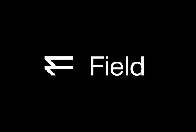 Field logo, geometric, minimal, light