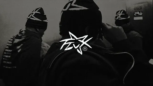 Flux Culture logo, geometric, light