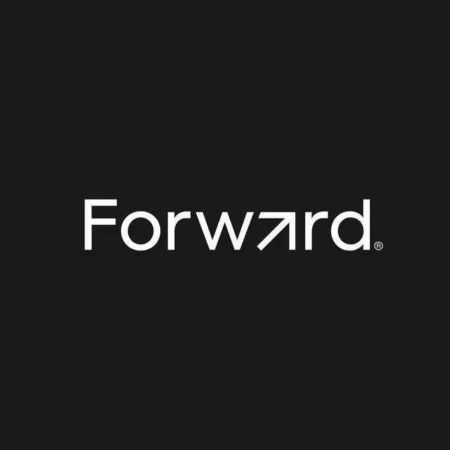 Forward logo, geometric, minimal, light