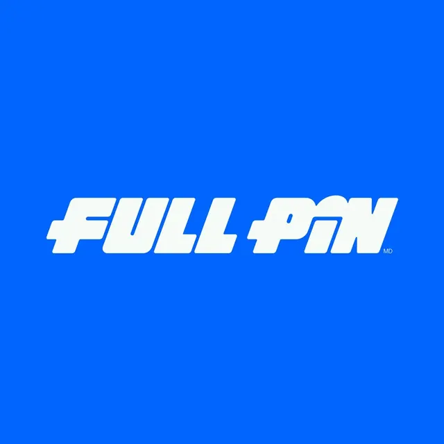 Full Pin logo, minimal, light