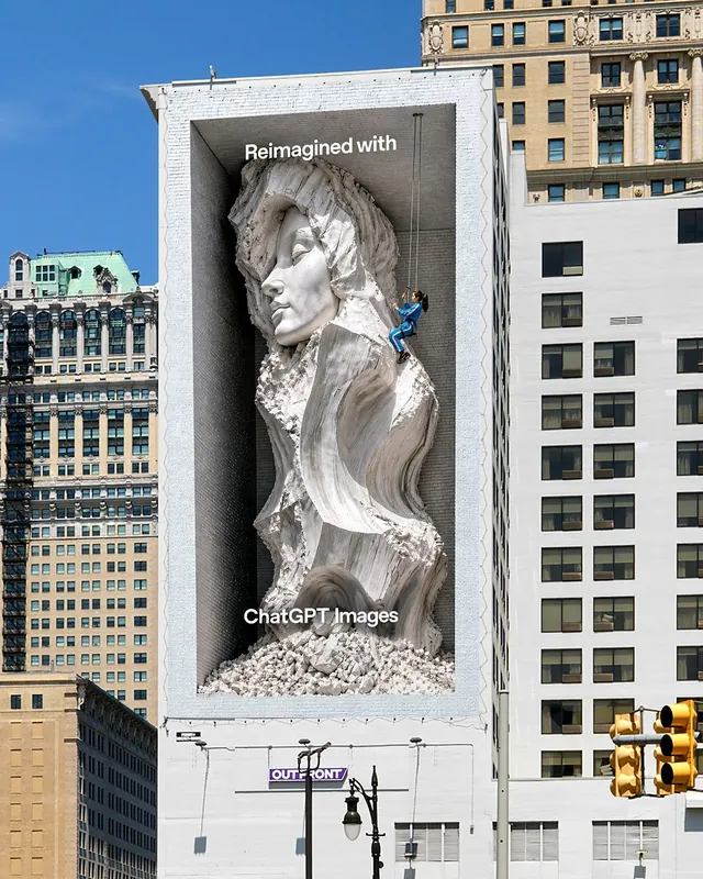 ChatGPT Images Billboards, playful, vibrant