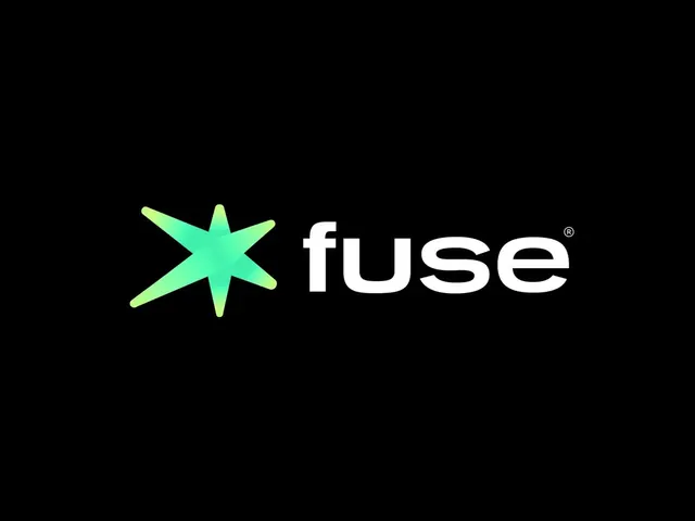 Fuse logo, geometric, minimal, light