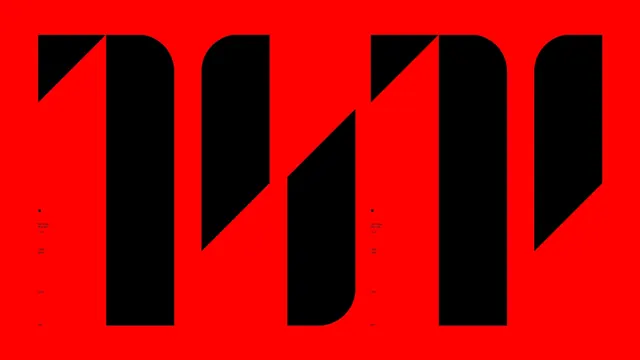 Abstract Geometric Wordmark