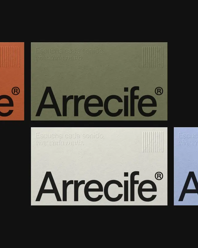 Arrecife Wordmark Variations