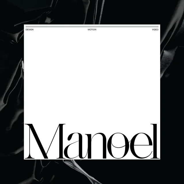 Manoei Wordmark Identity, minimal, editorial, monochrome