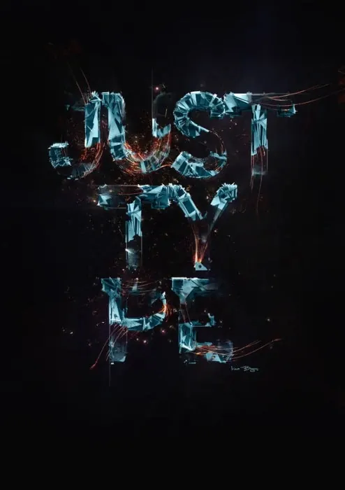 Abstract Liquid Typography, abstract, gradient-heavy, dark