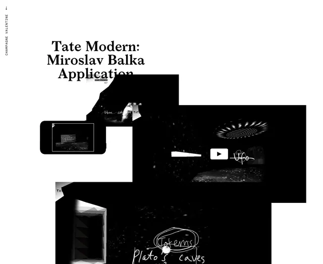 Tate Modern: Miroslav Balka Application, minimal, brutalist, monochrome