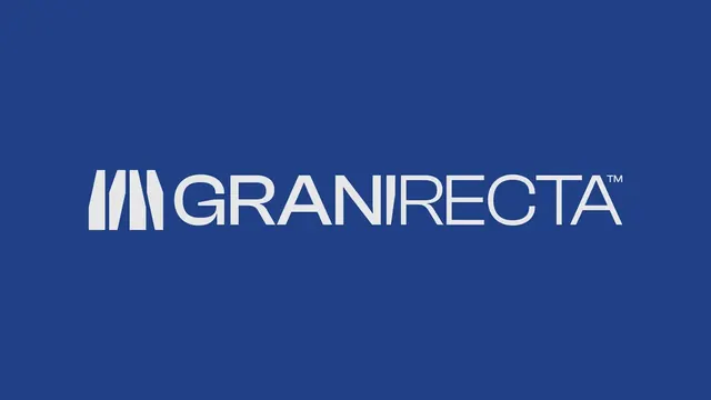Granirecta logo, geometric, minimal, light