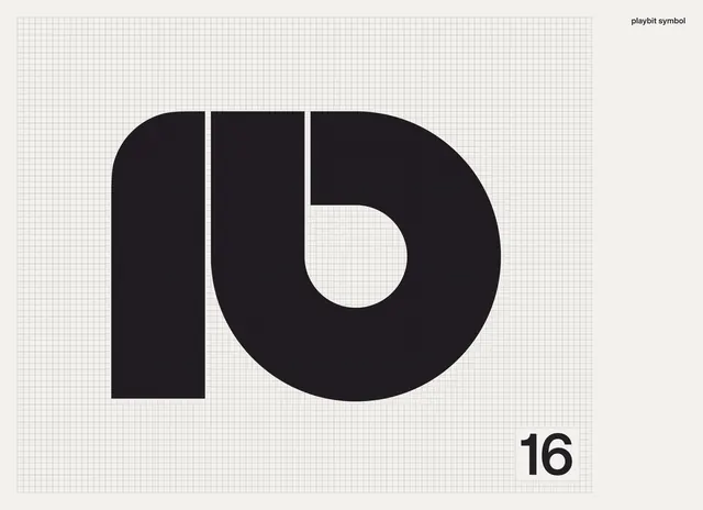 Geometric Letterform Identity, minimal, geometric, monochrome