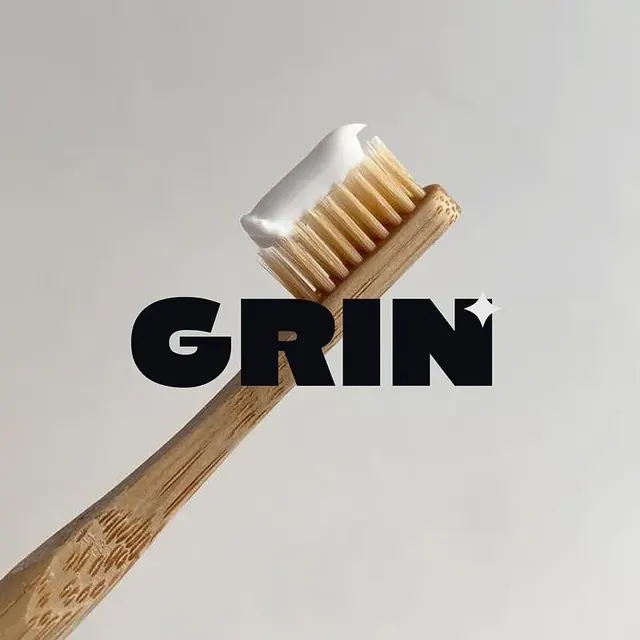 Grin logo, minimal, dark