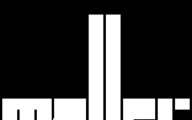 Abstract Geometric Wordmark, minimal, brutalist, high-contrast