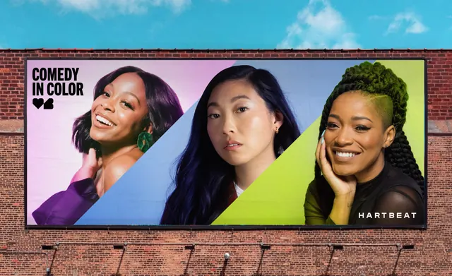 Hartbeat Comedy In Color billboard, flat, photographic, pastel