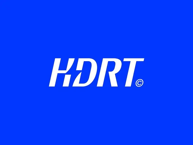 HDRT logo, geometric, light