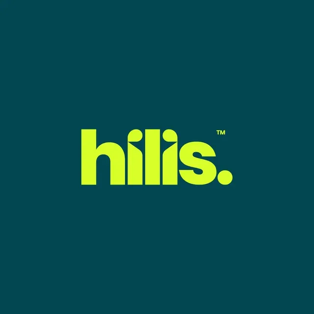 Hilis logo, geometric, warm
