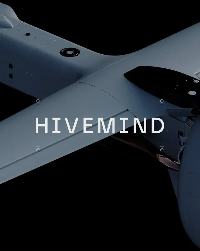 Hivemind logo, minimal, light