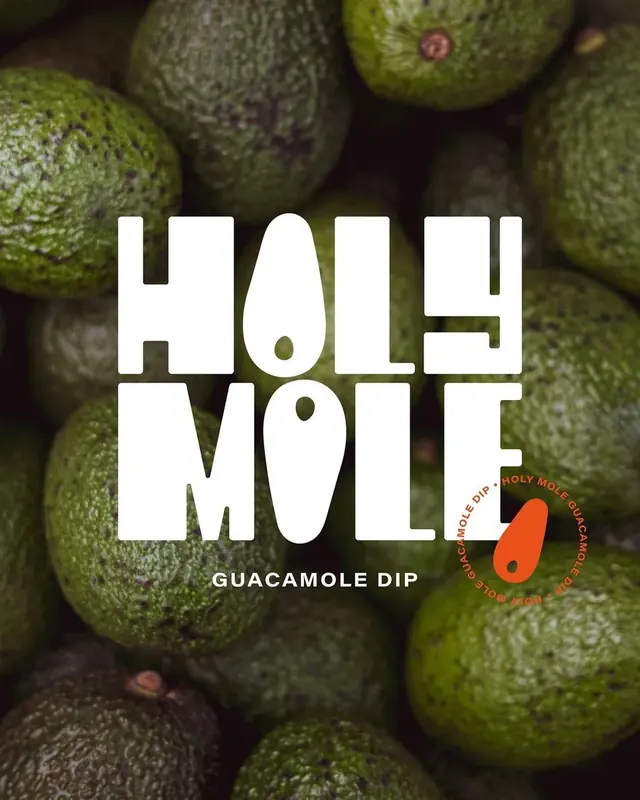Holy Mole logo, geometric, minimal, light