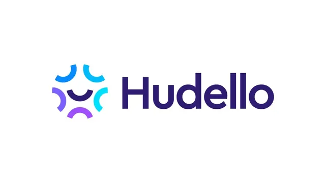 Hudello logo, geometric, minimal, cool