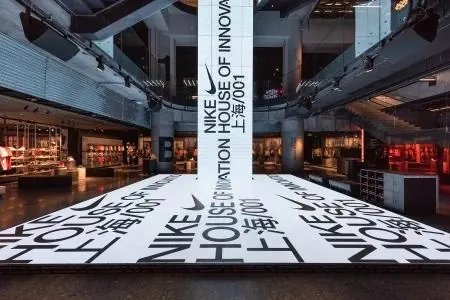 Large Scale Floor Typography Installation, brutalist, minimal, high-contrast