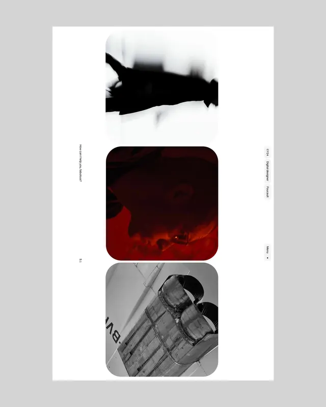 Abstract Visual Identity Composition, minimal, abstract, monochrome