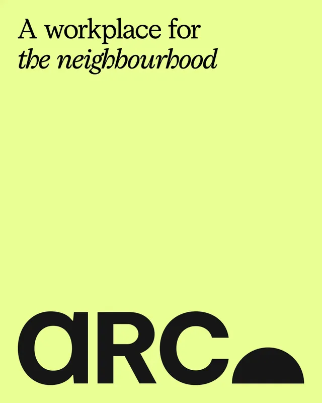 ARC branding system with flexible arc mark (slide 1)
