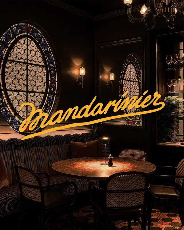 Mandarinier restaurant identity carousel (slide 2)