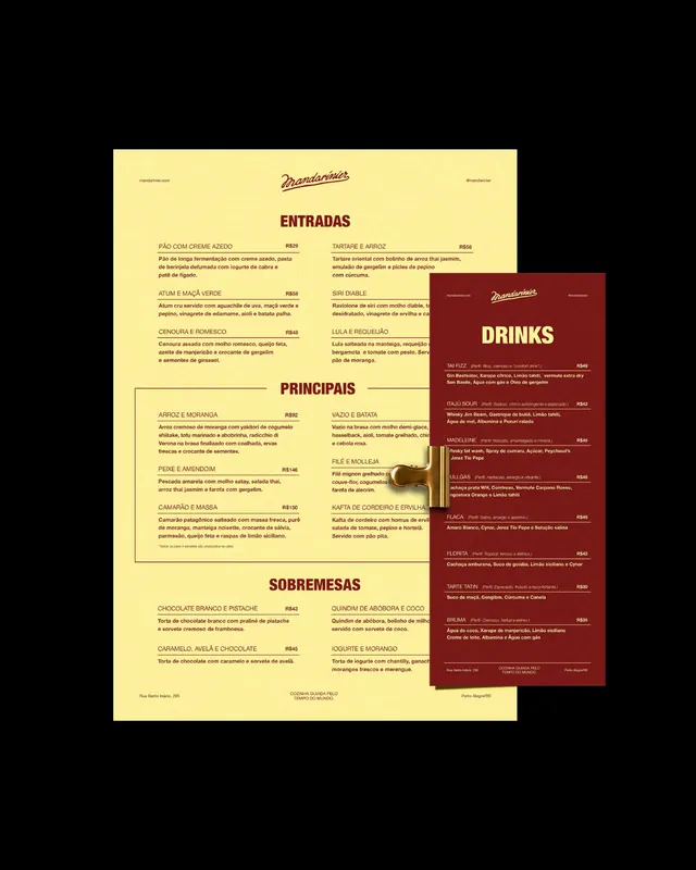 Mandarinier restaurant identity carousel (slide 16)