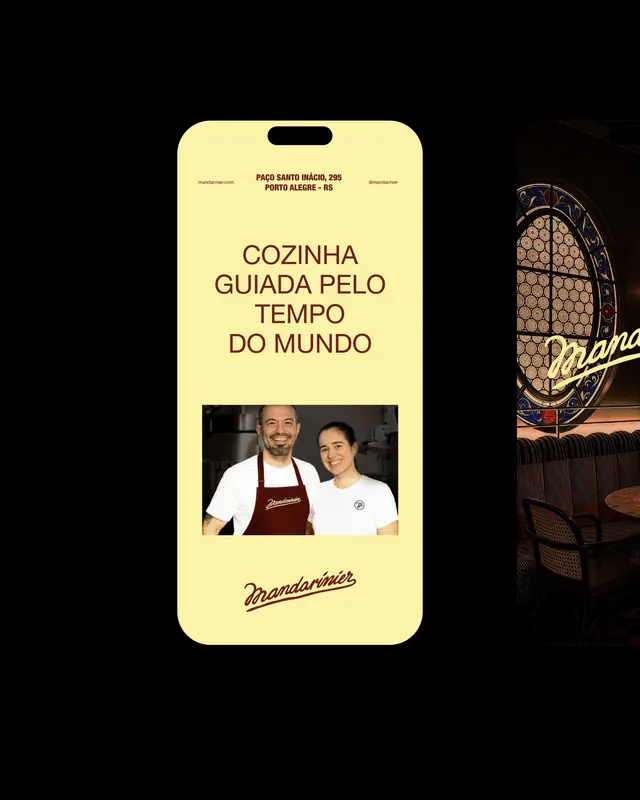 Mandarinier restaurant identity carousel (slide 17)