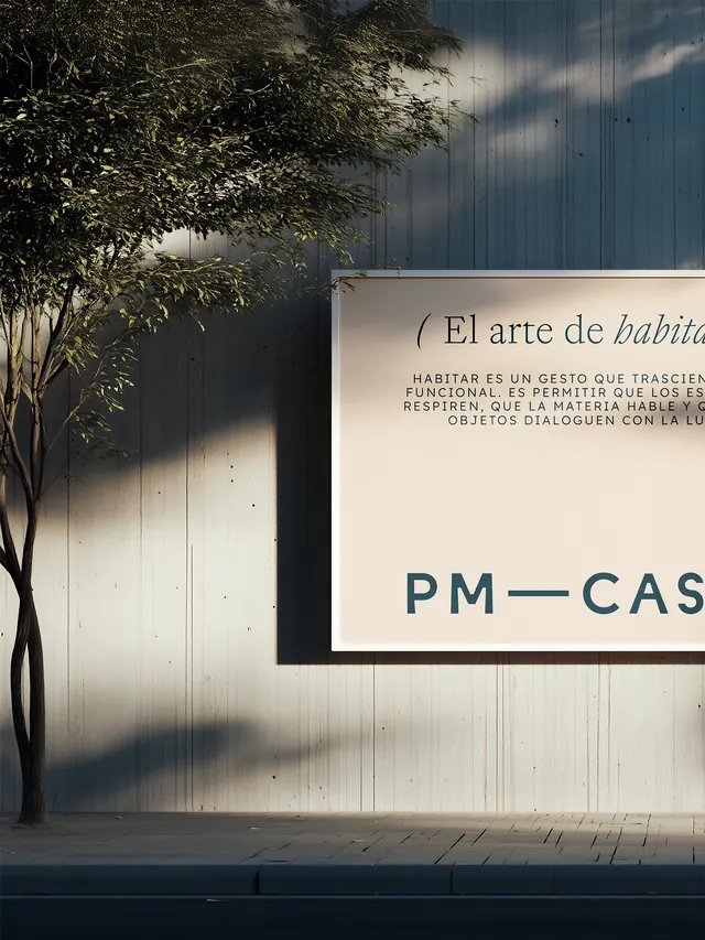 PM-Casa brand identity and packaging design system (slide 4)