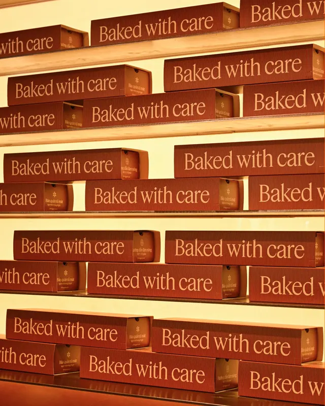 OVO egg tart brand identity and packaging (slide 3)