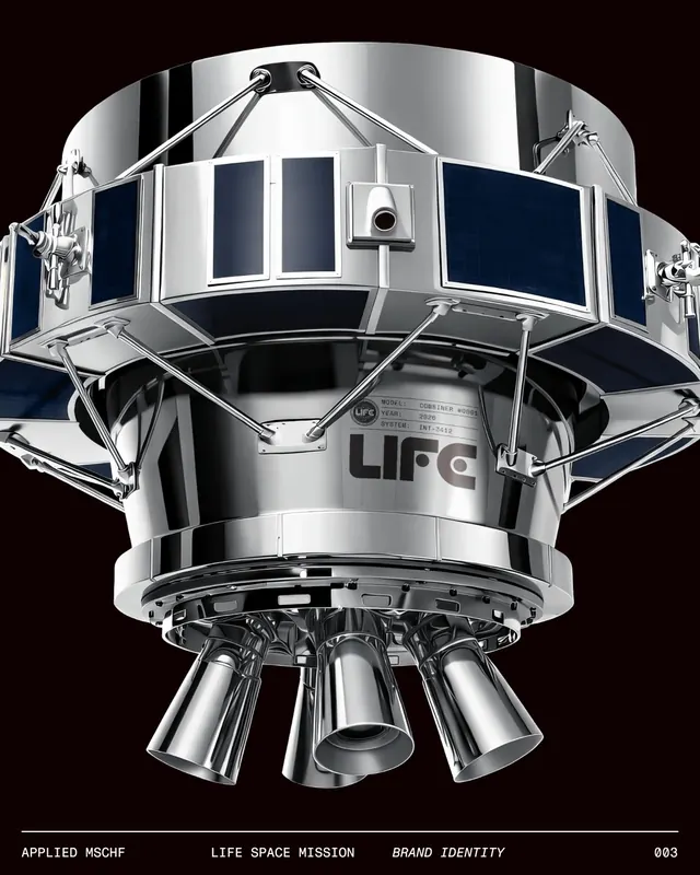 LIFE Space Mission brand identity system (slide 3)