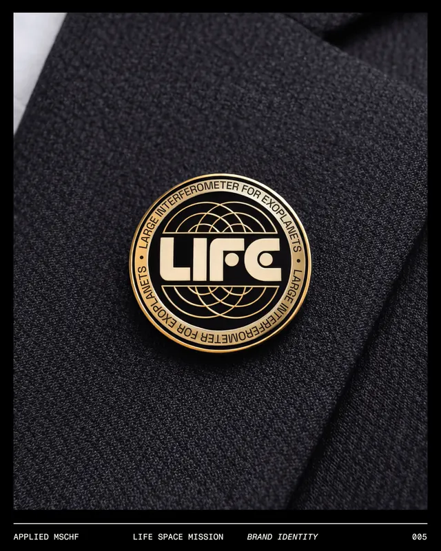 LIFE Space Mission brand identity system (slide 5)