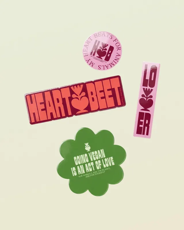 Heartbeet visual identity system (slide 13)