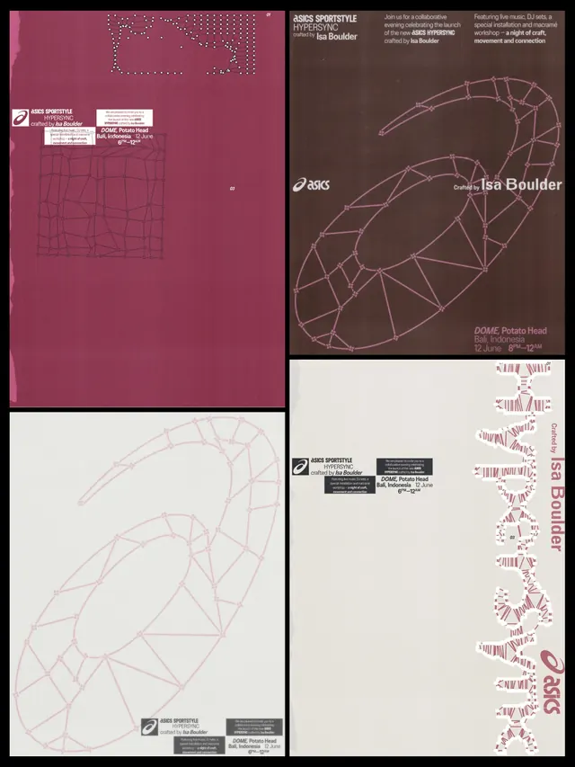 ASICS × ISA Boulder brand identity and packaging system (slide 18)