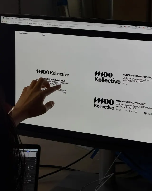 MOO Kollective brand identity system (slide 3)
